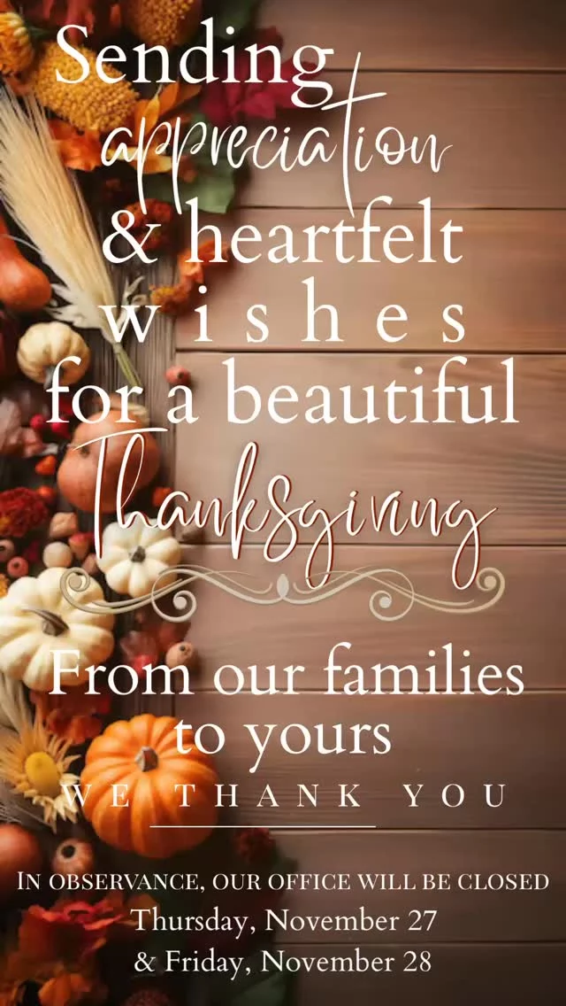 From all of us here @drvartany ~ we are #wishing you and your #families a very #blessed #Thanksgiving #holiday 

#Blackfriday #deals are coming to show you our #appreciation 🫶 

#eat #drink and be #thankful 💙 

#foodcoma #familyfirst