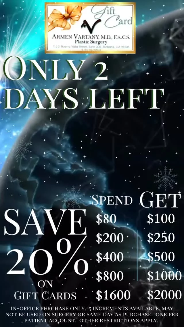 The year is almost at an end and so are the 20% off #giftcards 

Don’t miss out on this #onceayear #gratitude #sale 

Stop into our office and get your 20% off #giftcard before we close on #newyearseve